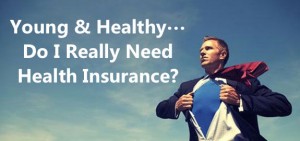 young healthy adult health insurance